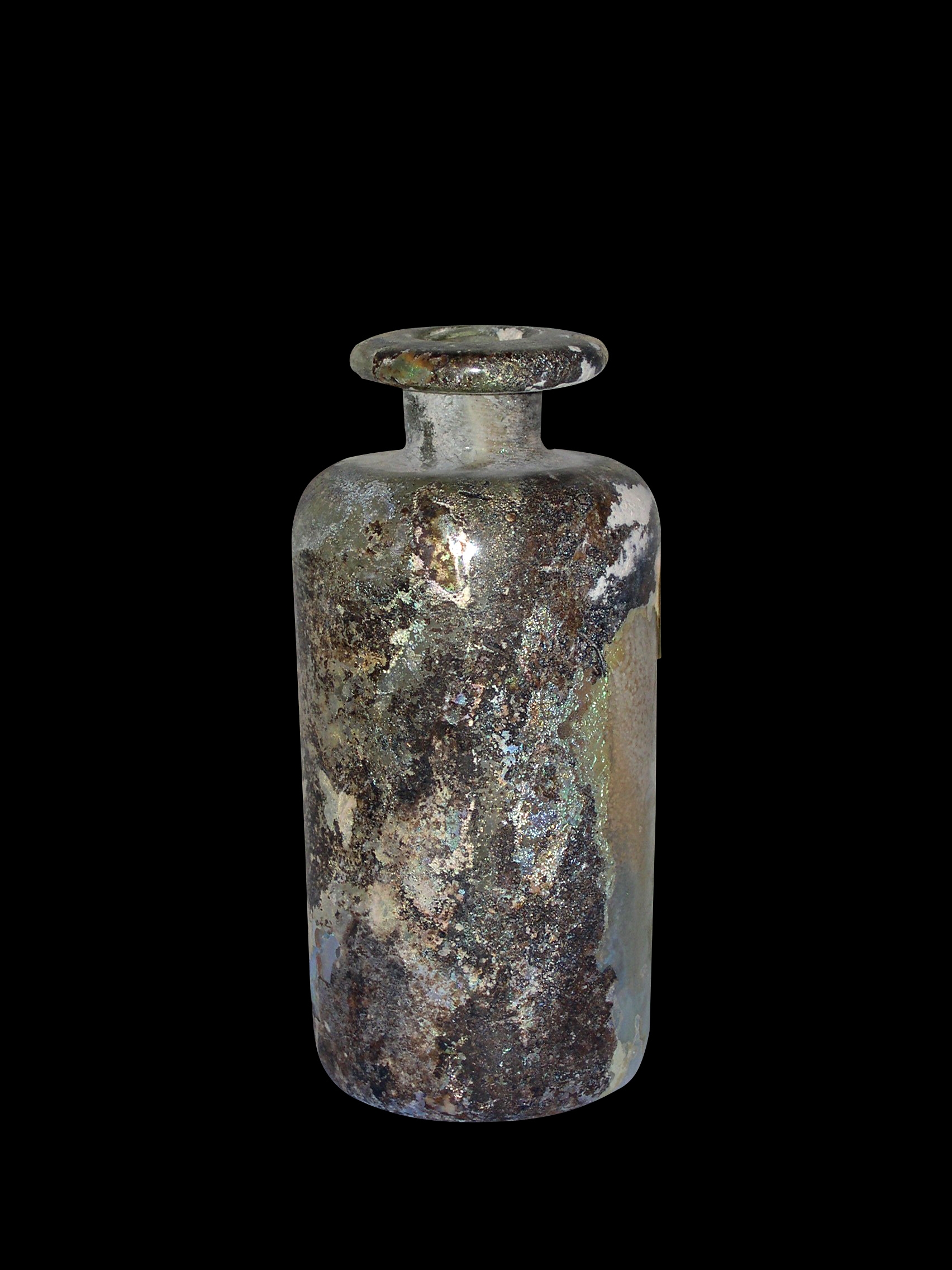 Bottle with cylindrical body